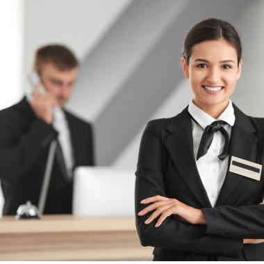 Recepcionista de eventos e apoio operacional