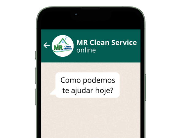 Atendimento via WhatsApp MR Clean Service